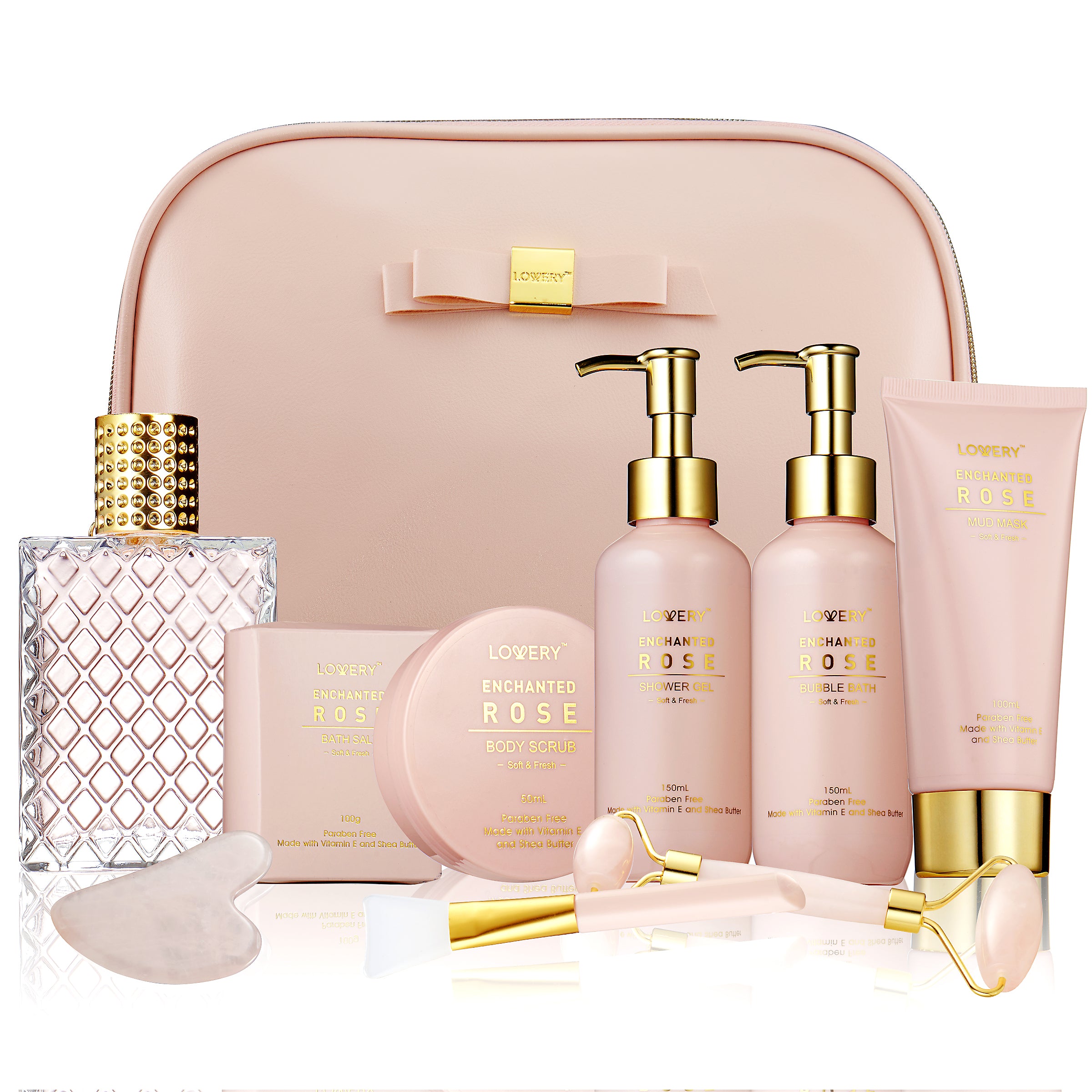 Rose Beauty Body Care - Lovery Valentine's Day Gift Basket