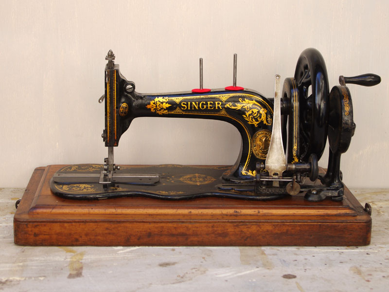 No.281 SINGER 12K NEW FAMILY 手回しミシン：アンティークミシン修理