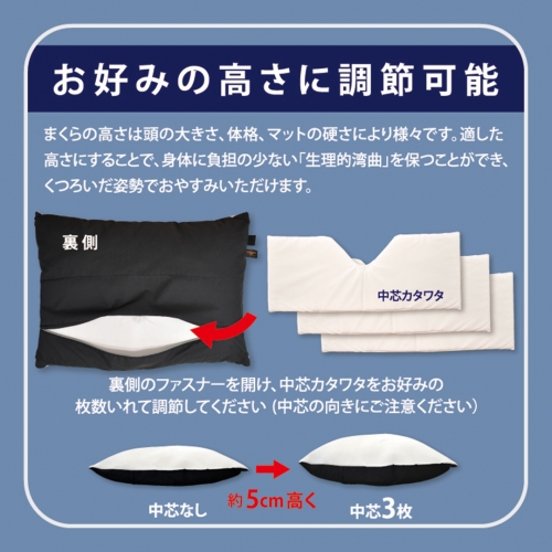 暖暖爽快 Luxury （ラグジュアリー） まくら ピロー 本体 ワンタッチ