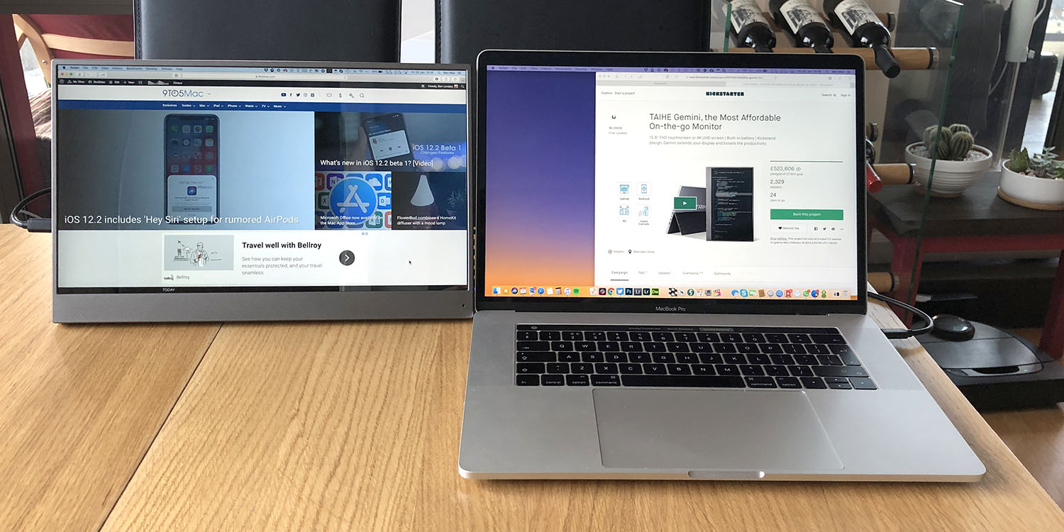 Hands-on: The Gemini battery-powered 15-inch 4K USB-C portable