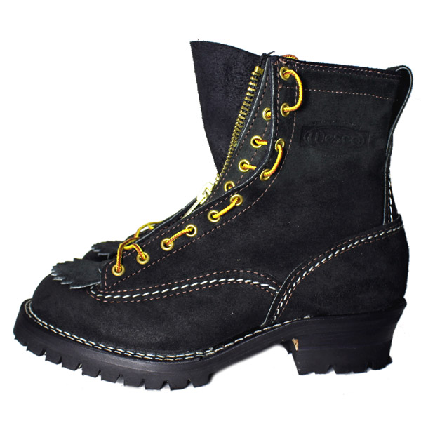 正規 Wescoウエスコ Jobmasterジョブマスター Black Rough Out