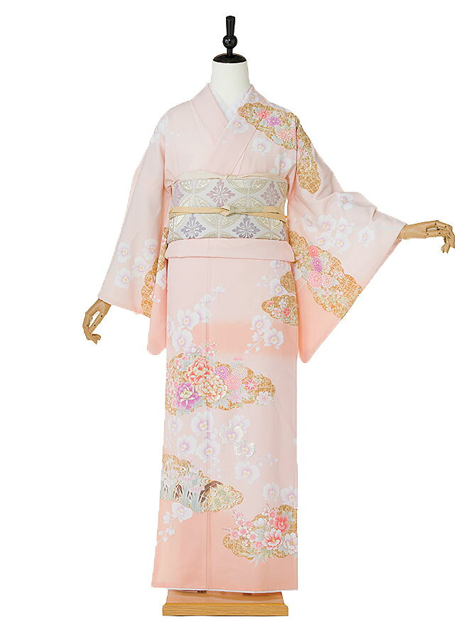 楽天市場】ピンク（種類（着物）訪問着）（着物｜和服）：レディース
