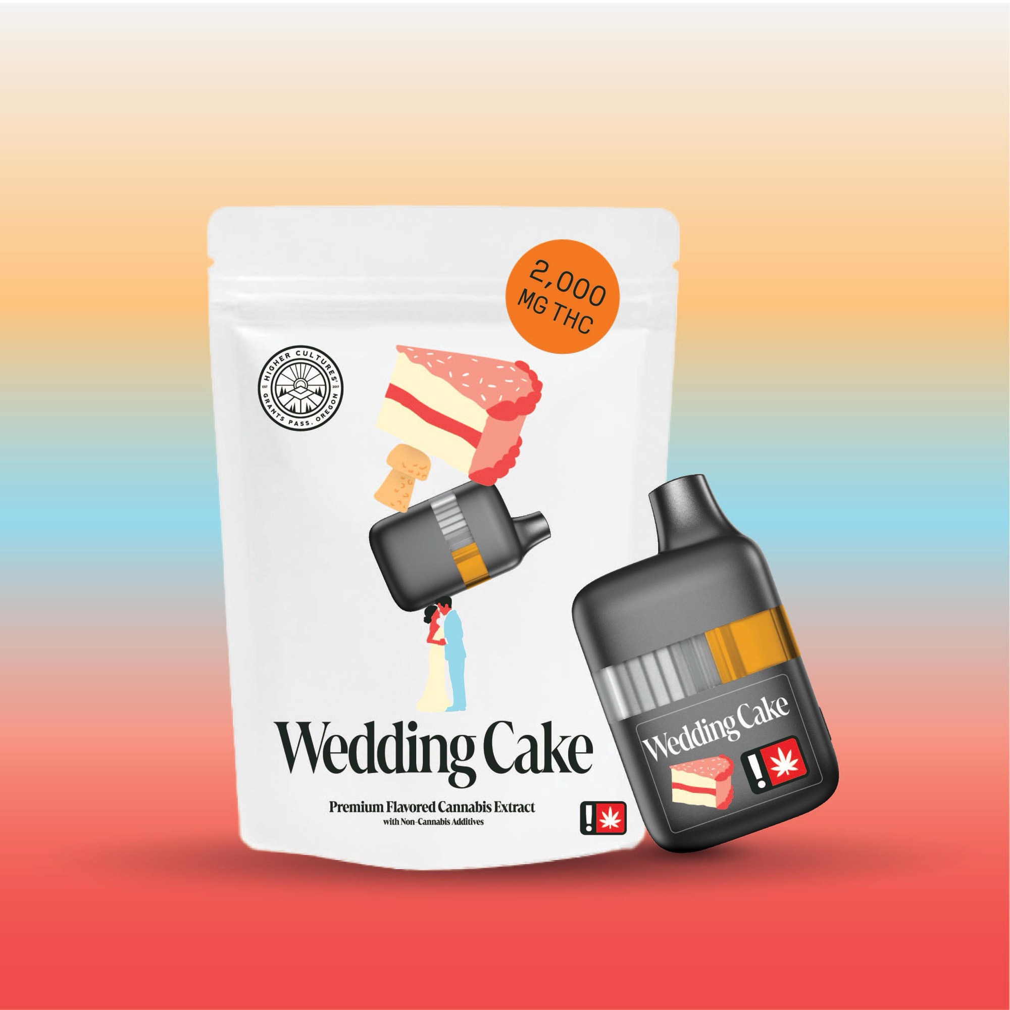 Wedding Cake, The Limit, Distillate, Disposable, 2.5g - P