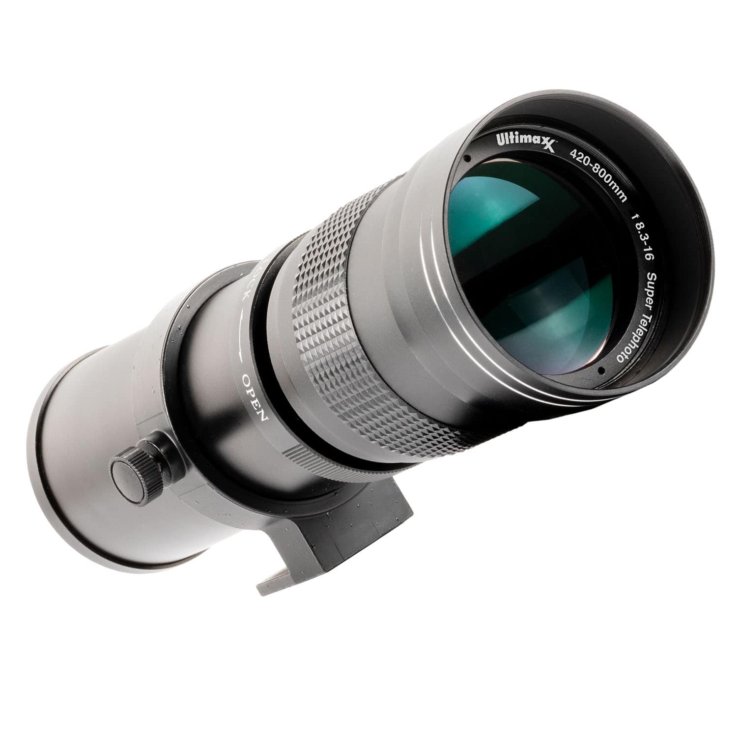 420-800mm f/8.3-16 Manual Multi-Coated Telephoto Zoom T-Mount Lens