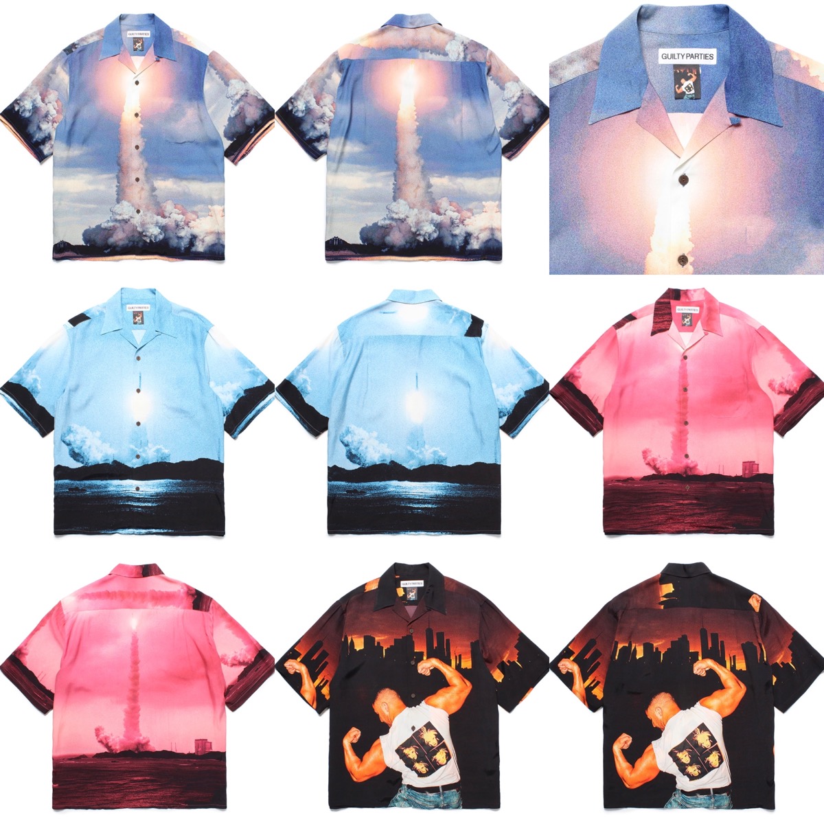 WACKO MARIA × 写真家・小浪次郎 23FW コラボハワイアンシャツが国内9