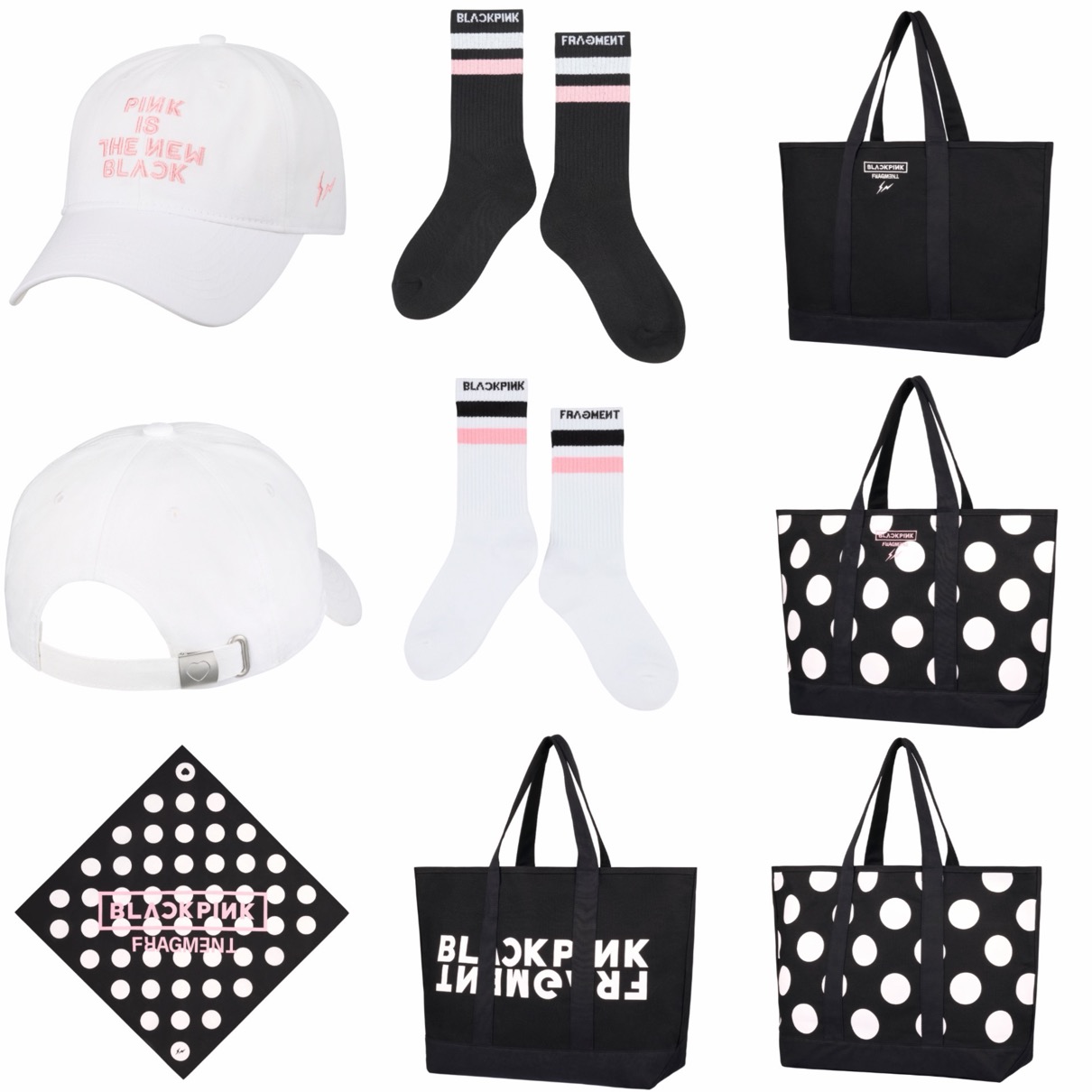 BLACK PINK FRAGMENT フラグメントキャップ BLACKPINK × Fragment