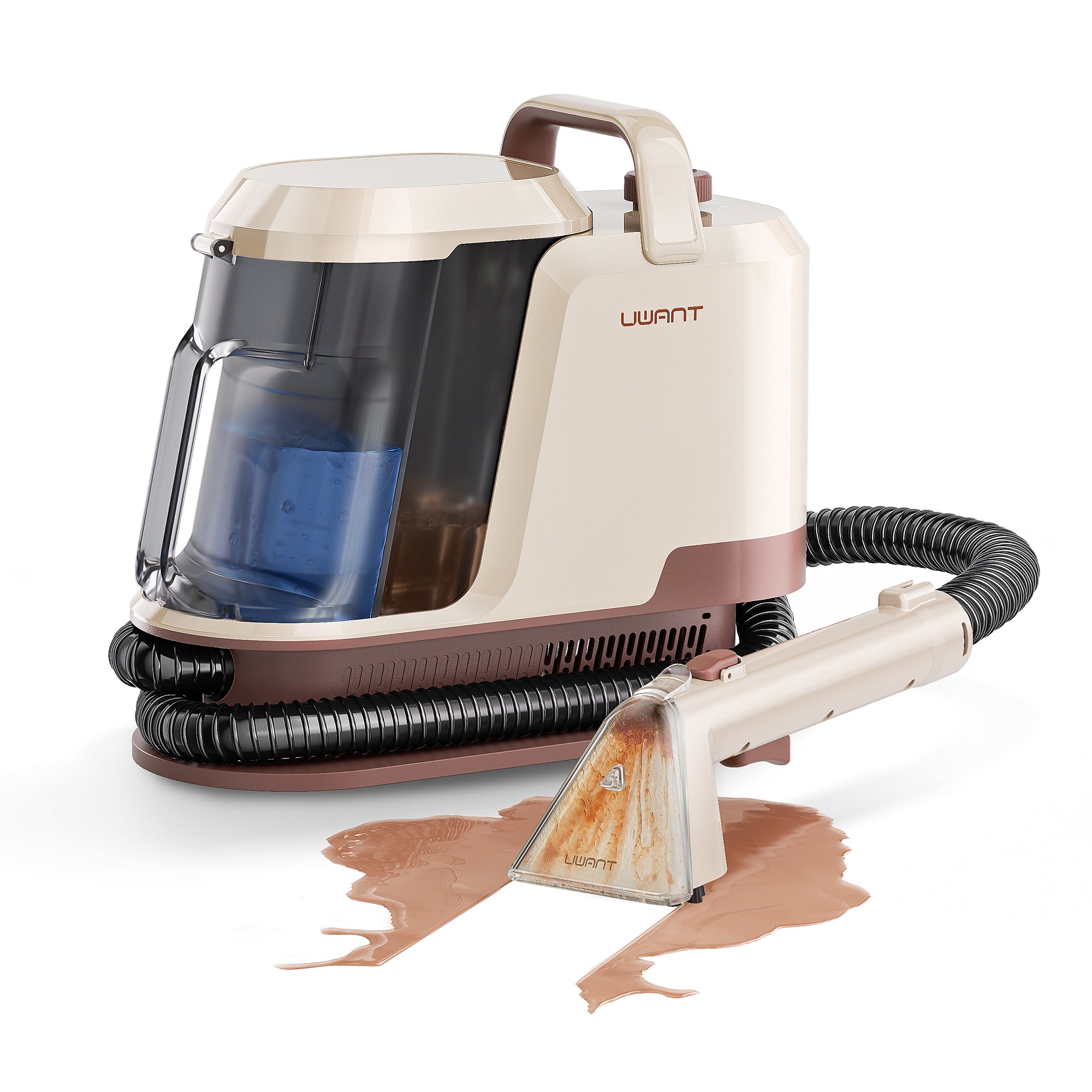 Y100 JP 強力吸引！18000Pa 乾湿両用リンサークリーナー – 2-in-1大