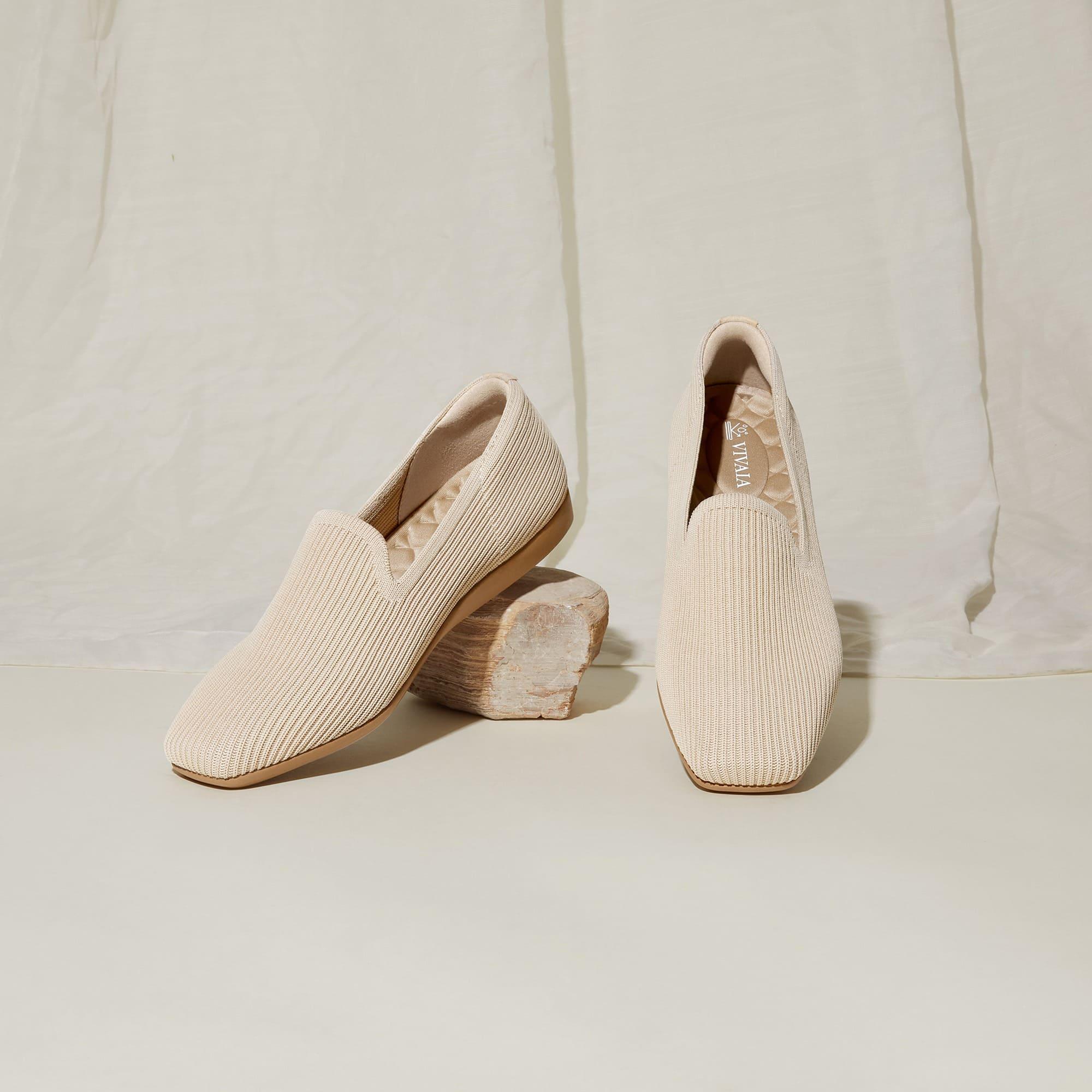 Samantha Walker] スクエアトゥ 超撥水 軽量厚底 ローファー – VIVAIA