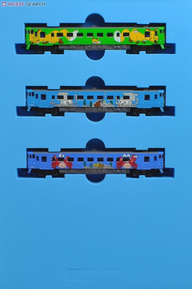 キハ40系700番台 キタキツネ・イカ・カニ塗装 (3両セット) (鉄道模型