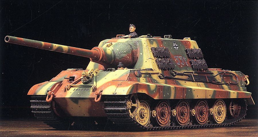 ドイツ重駆逐戦車 ヤークトタイガー 初期生産型 (プラモデル) - ホビー