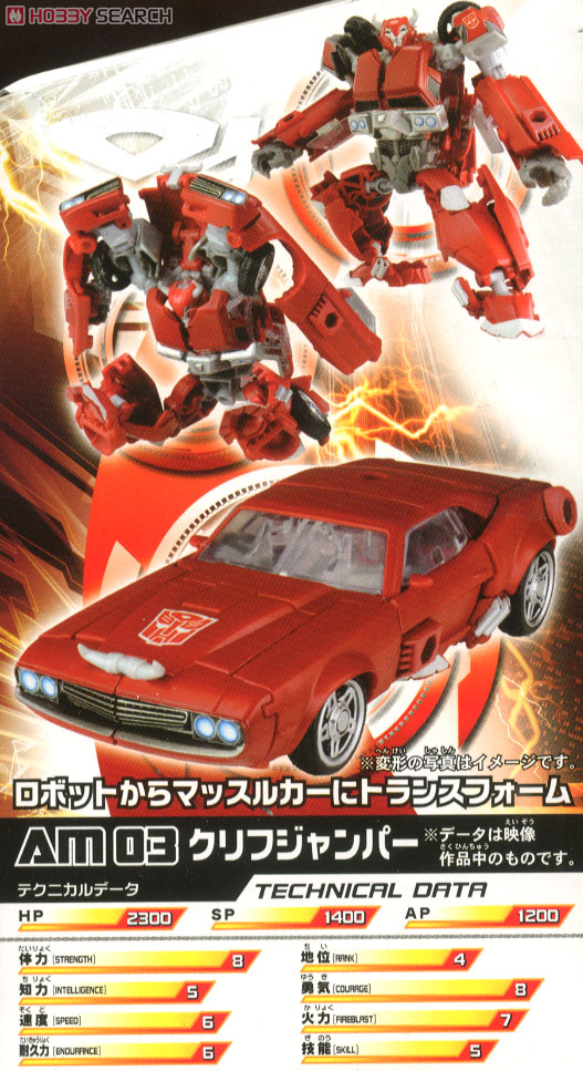 AM-03 トランスフォーマープライム クリフジャンパー (完成品