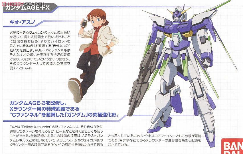 ガンダムAGE-FX (HG) (ガンプラ) - ホビーサーチ ガンプラ他