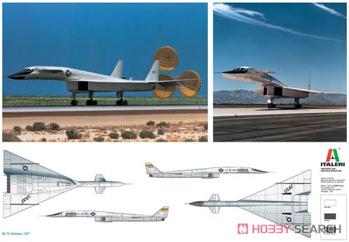 Supersonic Bomber XB-70 Valkyrie (Plastic model) - HobbySearch
