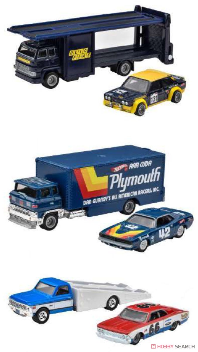 ホットウィール チームトランスポート アソート 987A (4個入り) (玩具