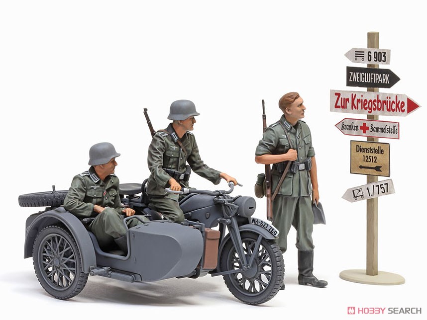 ドイツ軍用サイドカー KS600 (プラモデル) - ホビーサーチ ミリタリー