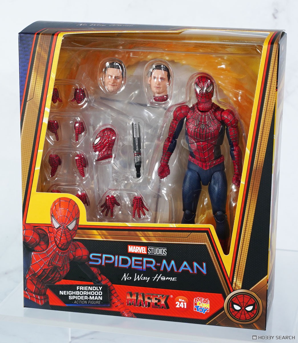 MAFEX No.241 FRIENDLY NEIGHBORHOOD SPIDER-MAN (完成品) - ホビー