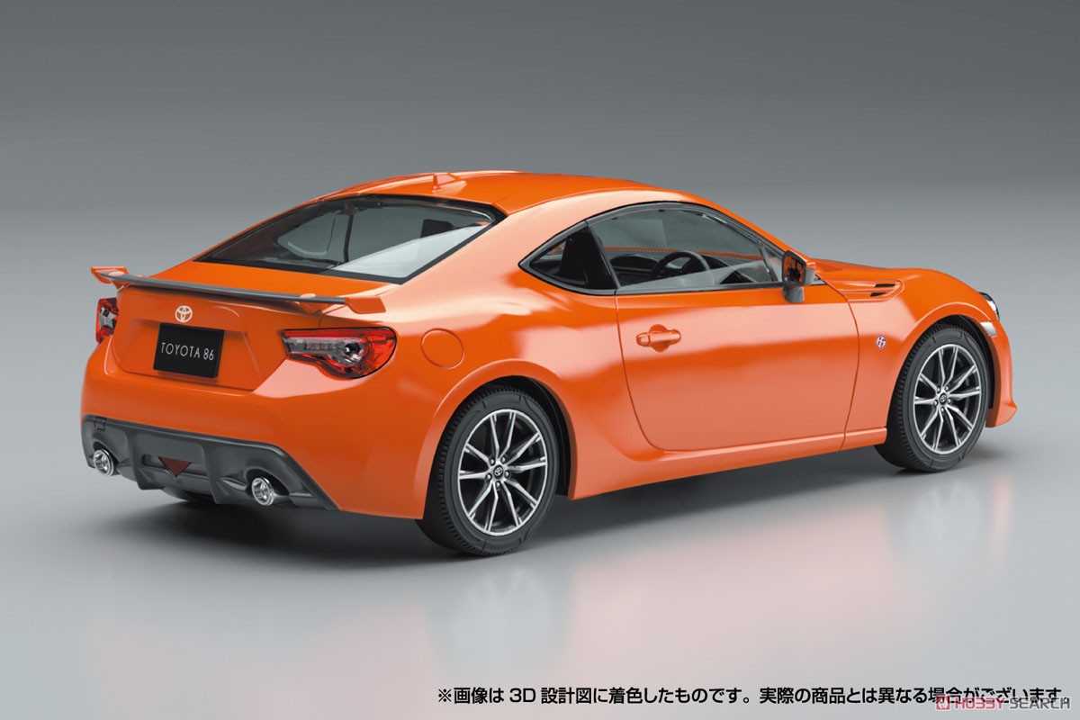 トヨタ 86 (オレンジメタリック) (プラモデル) - ホビーサーチ カーモデル