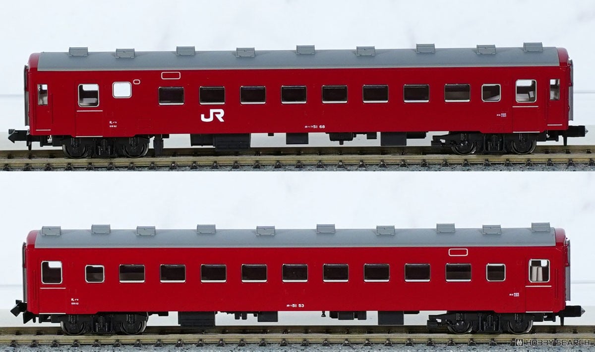 50系51形客車 JR仕様 2両増結セット (増結・2両セット) (鉄道模型