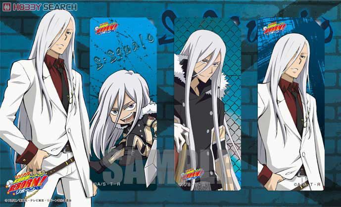 家庭教師ヒットマンREBORN!」 クリアしおりセット 「10年後 スクアーロ