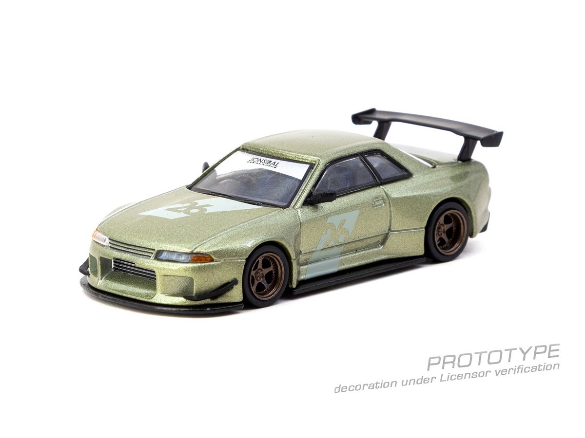 Nissan Skyline (R32) Widebody Millennium Jade (ミニカー) - ホビー