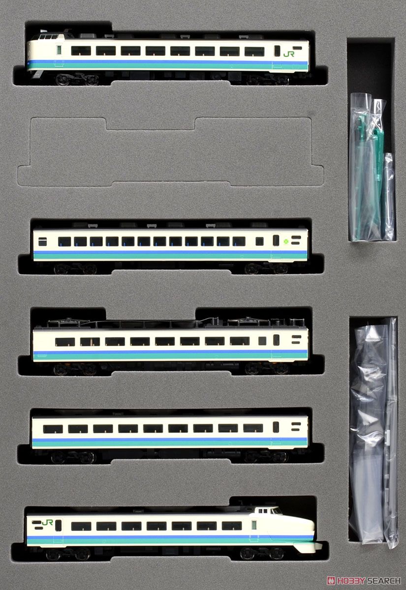 JR 485系特急電車 (上沼垂色・白鳥) 基本セットA (基本A・5両セット