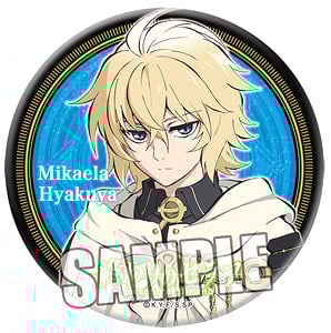 終わりのセラフ」 缶バッジ 「百夜ミカエラ」 (キャラクターグッズ