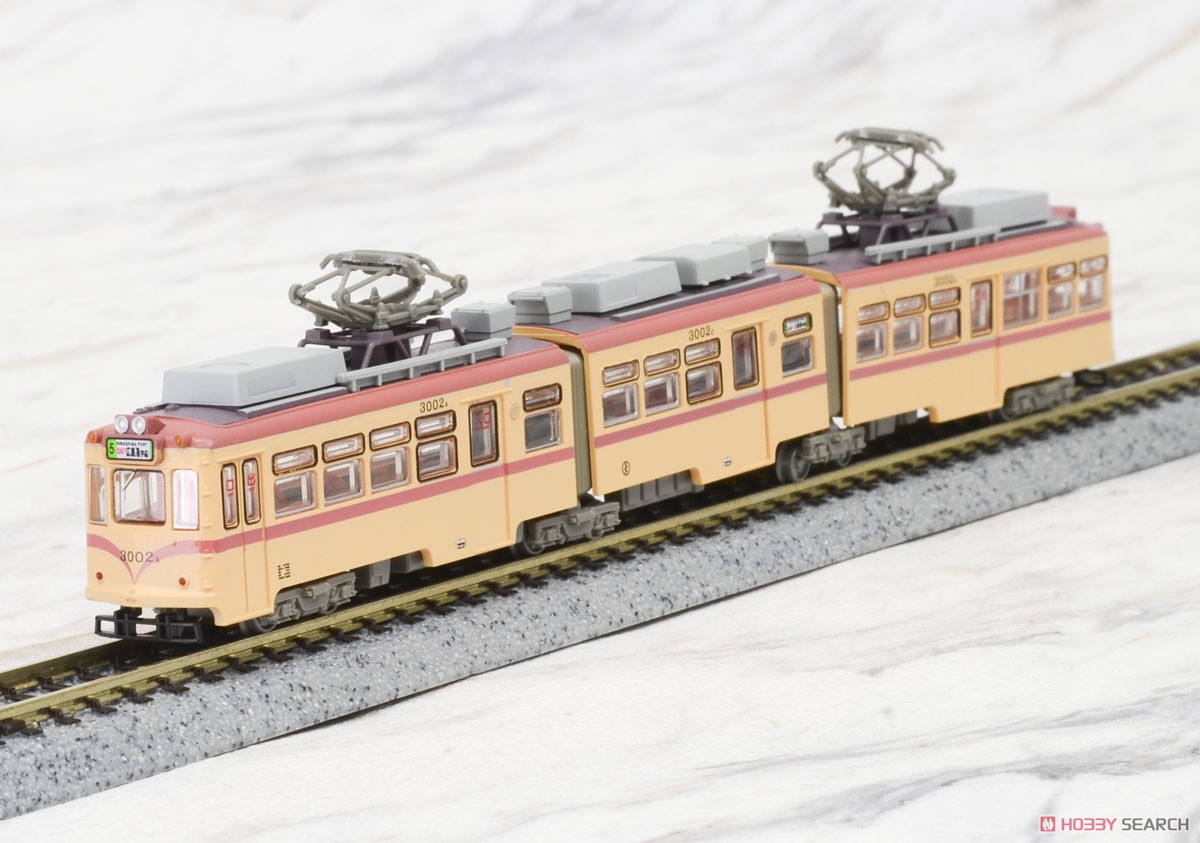 鉄道コレクション 広島電鉄 3000形 3002号 (標準塗装) (鉄道模型