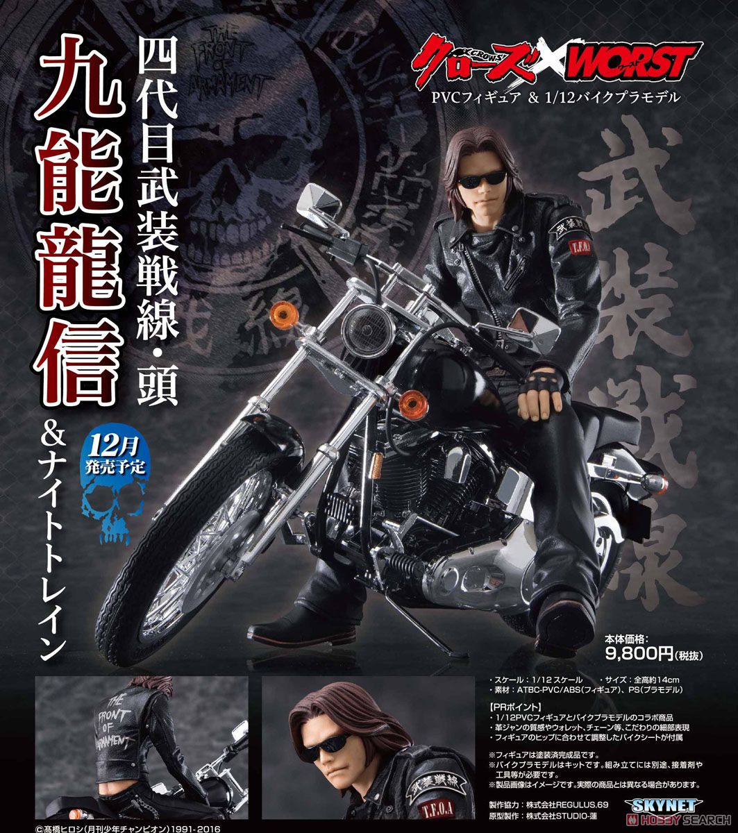 PVCフィギュア&プラモデル クローズ×WORST 武装戦線 九能龍信＆ナイト