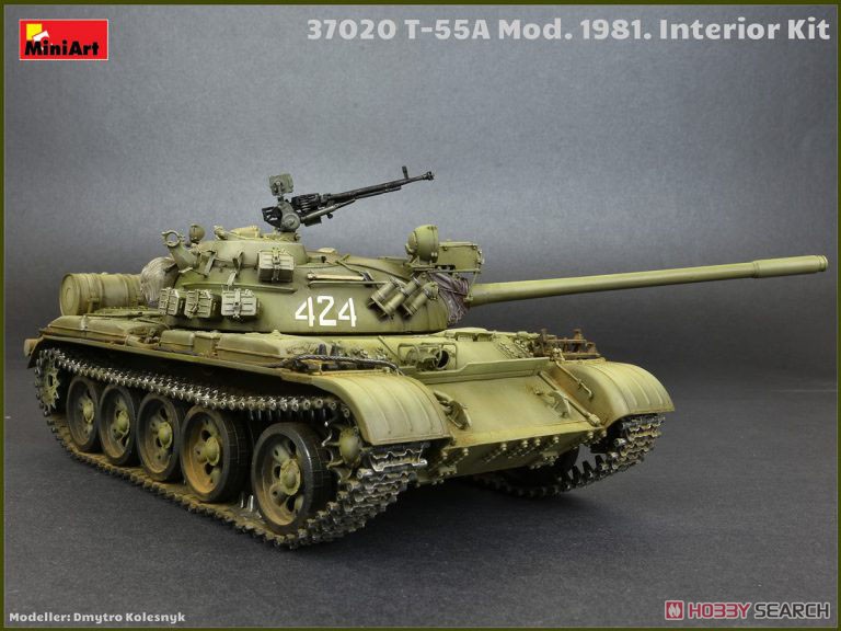 T-55A Mod.1981フルインテリア (内部再現) (プラモデル) - ホビー
