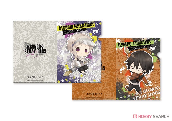 文豪ストレイドッグス クリアファイルセット 中島敦&江戸川乱歩