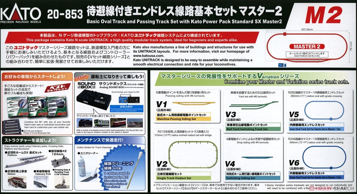 UNITRACK [M2] 待避線付きエンドレス線路基本セット (マスター2) (鉄道