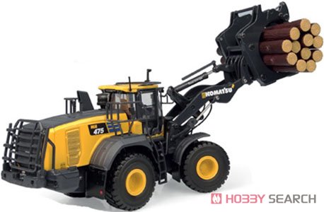 コマツ WA475-10 ホイールローダー ロググラップル仕様 (ミニカー