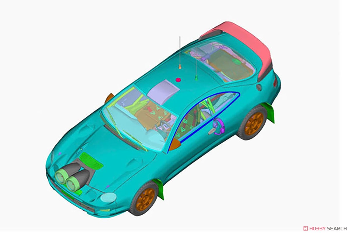 トヨタ セリカ GT-FOUR ST205 1995 ポルトガル ラリー (プラモデル