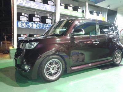 bB（QNC20）に車高調取り付け | トヨタ bB 足まわり（サスペンション