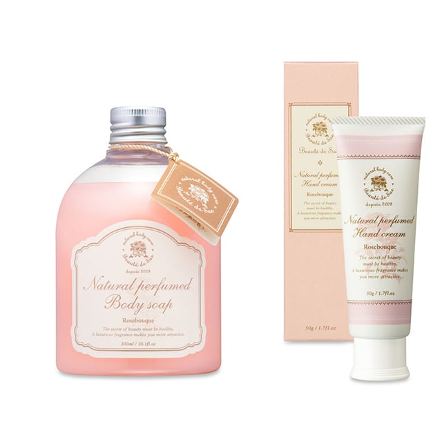 Beaute de Sae ナチュラル パフュームド ボディソープ&ハンドクリーム