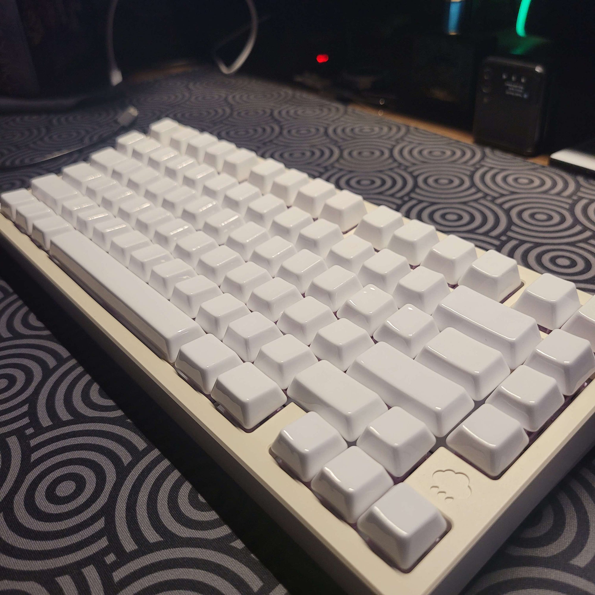 セラミック キーキャップ フルセット - 白 | Cerakey