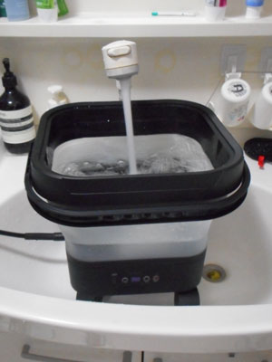 どこでもシャワー｜コードレスで快適シャンプー｜訪問美容・介護対応