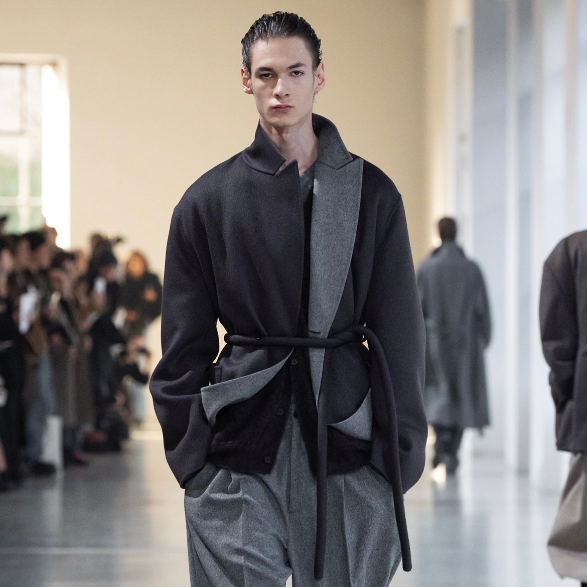 ssstein - 【残り一点】Wool/Cashmere Reversible Peak Lapel Jacket