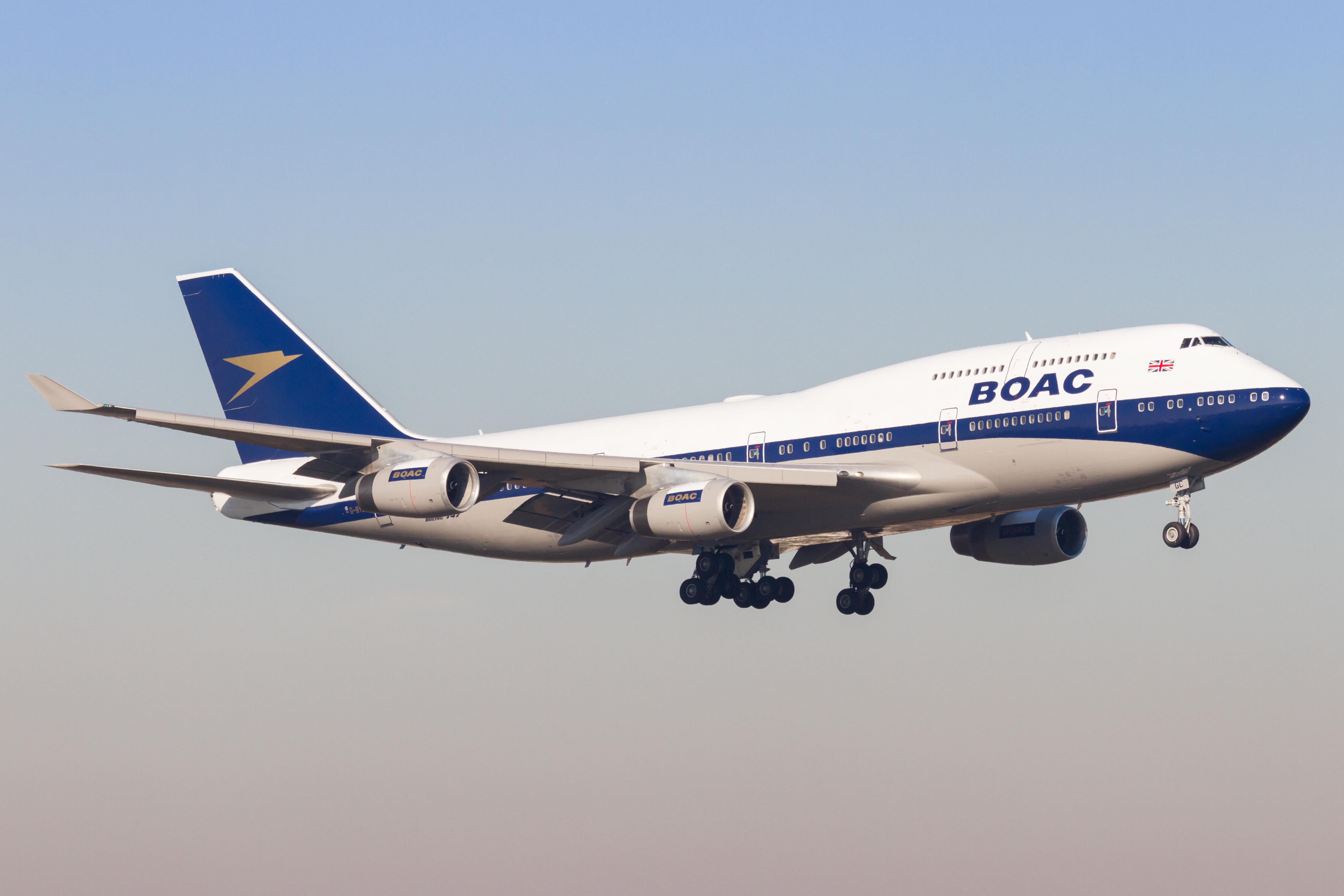 British Airways - Boeing 747-400 Retrojet G-BYGC --- Airlinertags