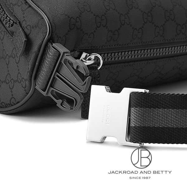 GG柄 ボディバック ウエストバック ブラック 黒[449182 G1XHN 8615] GG