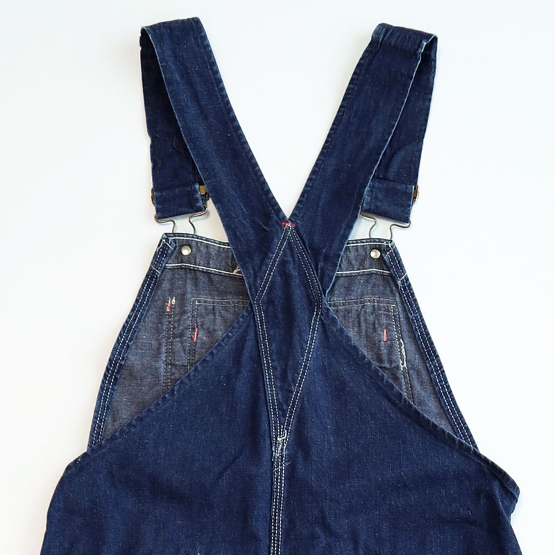 60's RED CAMEL DENIM CUT-OFF OVERALL,USED/VINTAGE (Men's & Women's)