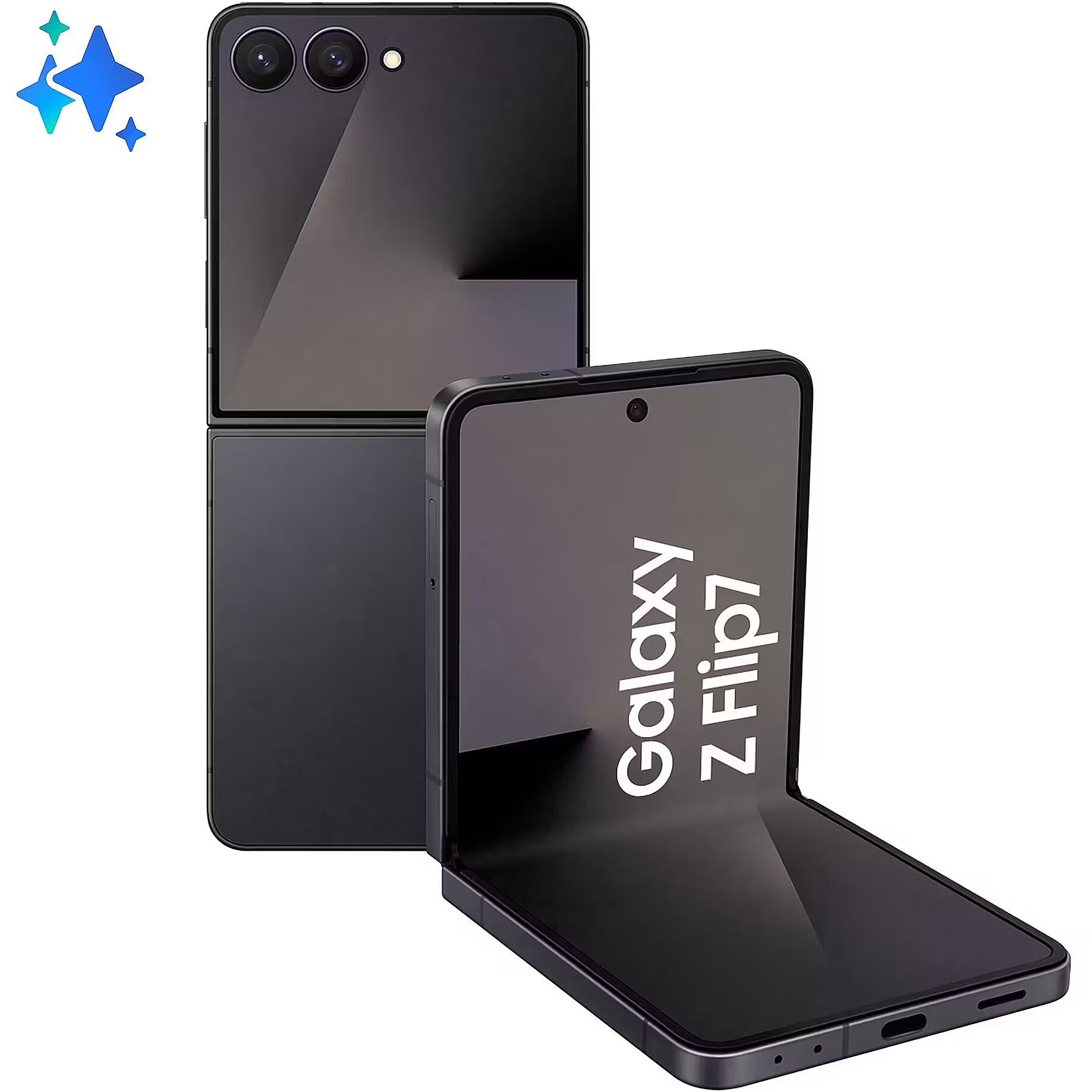 Samsung Galaxy Z Flip7, 12GB/512GB, Jet Black (SM-F766BZKHEUE)