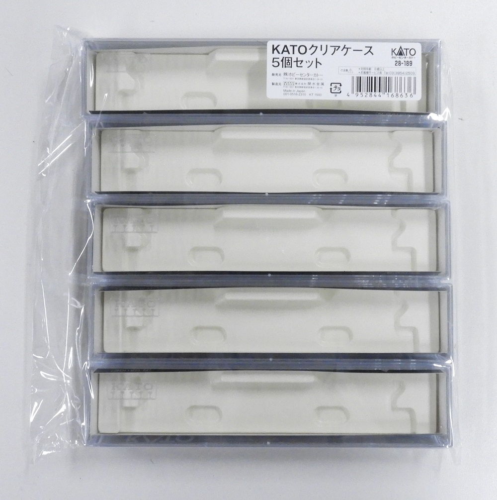 KATO鉄道模型オンラインショッピング KATOクリアケース 5個セット