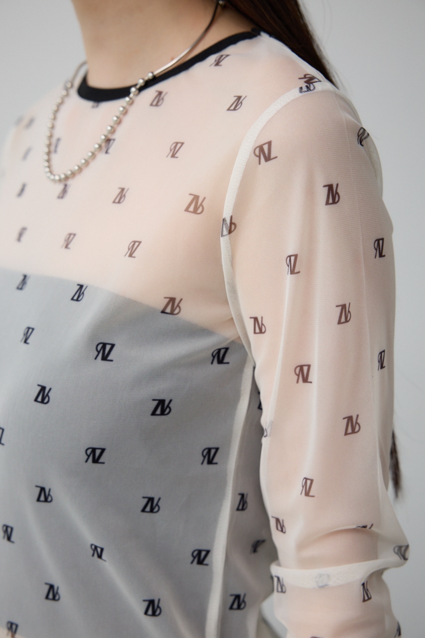 AZUL BY MOUSSY | ロゴシアートップス (Tシャツ・カットソー(長袖