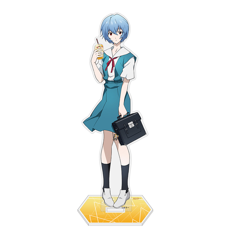 エヴァンゲリオン描きおろし綾波レイアクリルスタンド（大）制服Ver