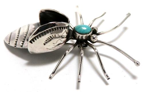 インディアンジュエリーのブローチ・ピン