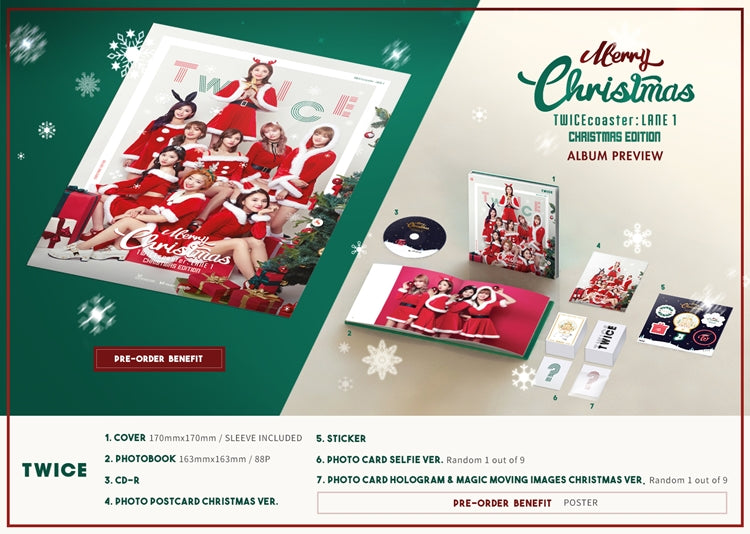 TWICE - [TWICECOASTER : LANE 1] (3rd Mini Album CHRISTMAS Edition