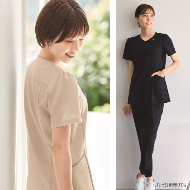 42052 en joie アンジョア ラ・ボーテ スクラブ レディス 女性用 前