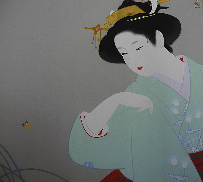 9982] 上村松園 複製画 「新蛍」 工芸印刷 - 広田屋 ブランド質屋通販