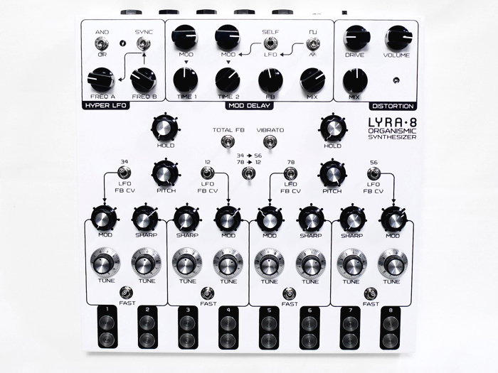 ロシアのシンセサイザーメーカー SOMA laboratory LYRA-8 展示/販売中
